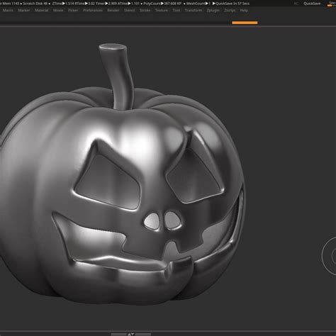 Halloween Pumpkin 3d Print Model Cgtrader