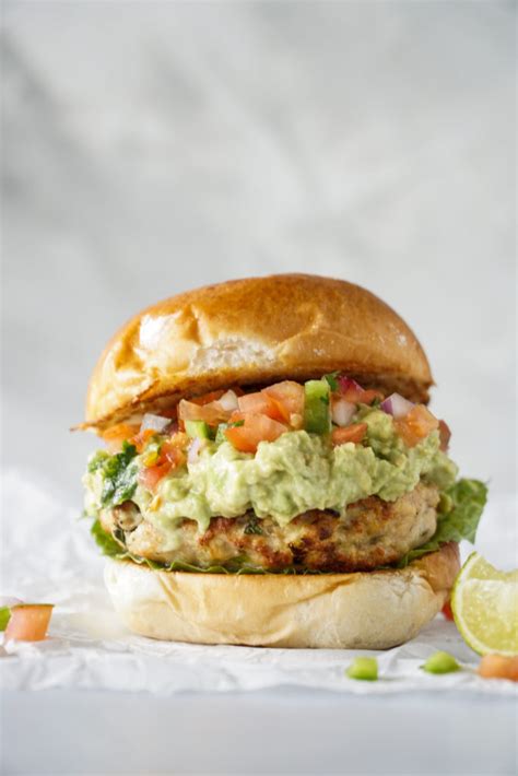 Mexican Chicken Burger Tomatoes