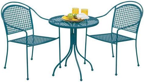 Included drain holes prevent pooling in the center of the seat, allowing you a faster turnaround to seat customers at busy establishments. Palm Desert Bistro Set - Modern - Outdoor Pub And Bistro ...