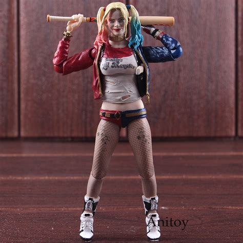 Shf Figuarts Suicide Squad Harley Quinn Figure Action Pvc Suicide Squad Collectible Figures