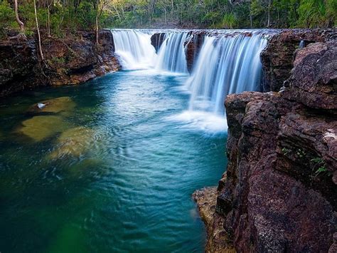 Spectacular Waterfalls Nature Trees Spectacular Waterfalls