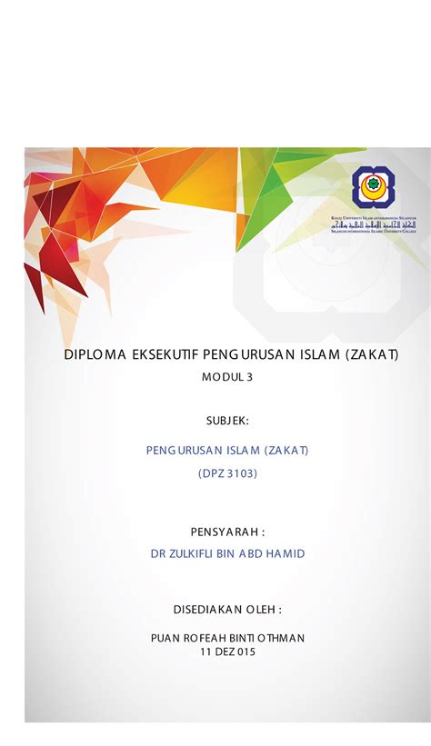 Laporan kkn ini disusun sebagai bentuk pertanggungjawaban tertulis saya selama pelaksanaan kkn di dusun jagalan pada khususnya dan desa margodadi pada umumnya, dari tanggal 30 juni sampai dengan 31 agustus 2010. MOHAZ MARKETING: Kulit Kertas Kerja Pelajar...