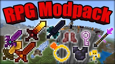 Rpg Modpack Minecraft Pe Mcpe Bedrock Edition Mods Youtube