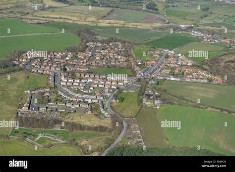 An Aerial View Of The Durham Village Of High Pittington And Surrounding
