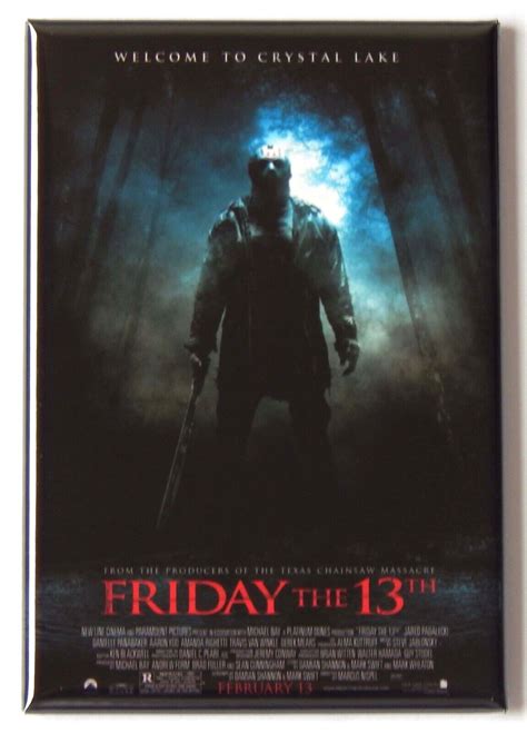 Friday The 13th 2009 Fridge Magnet Movie Poster Ebay