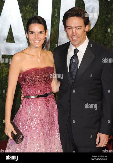 Angie Harmon Arriving At The Vanity Fair Oscar Viewing Party 2010 At