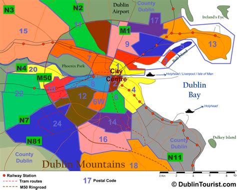 Mapa De Dubl N Descubre M S Sobre La Capital De Irlanda Brazo Picks