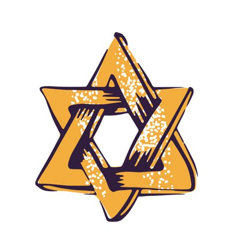 Ilustración De Símbolo Judío De La Estrella De David Descargar Png