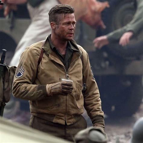 Fury Brad Pitt Tanker Ww2 Jacket