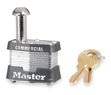 Master Lock Padlock 78 In Vertical Shackle Clearance 38 In Shackle