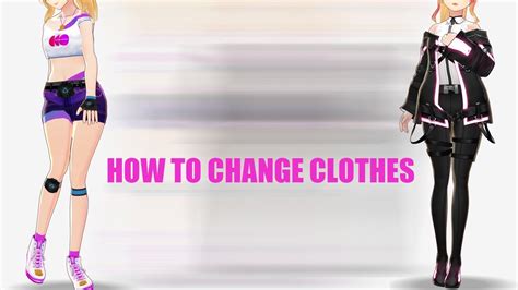 Vroid How To Changes Clothes Tutorial 4 Minute Watch Cyber Military