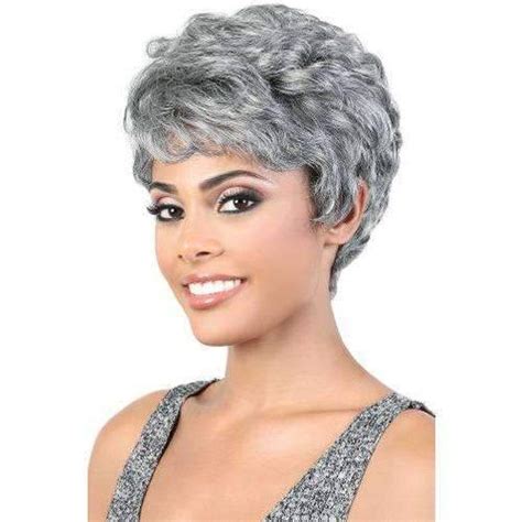 Offered In Grey Wig Styles African American Wigs