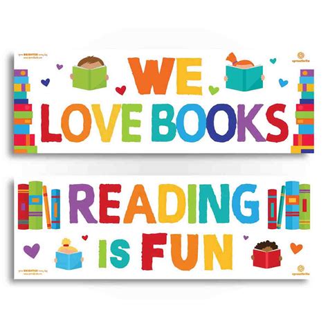 Classroom Reading Banner Set Sproutbrite