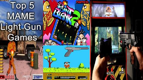 My Top 5 Mame Arcade Light Gun Shooter Games Youtube