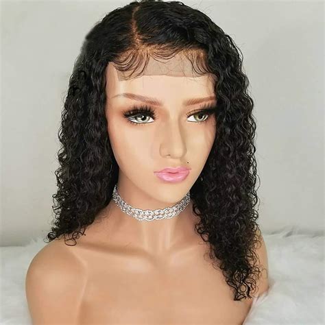 360 Lace Frontal Wig Brazilian Remy Deep Curly Wigs 360 Degree Swiss