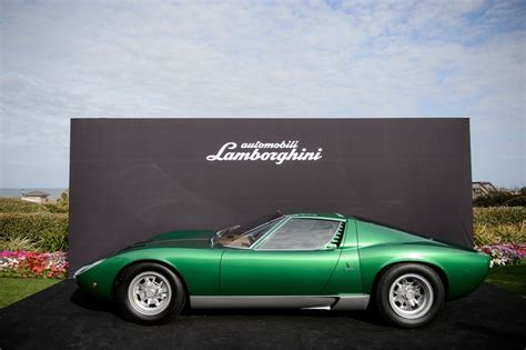 Lamborghini Restored Very First Miura Sv To Celebrate Miura 50th