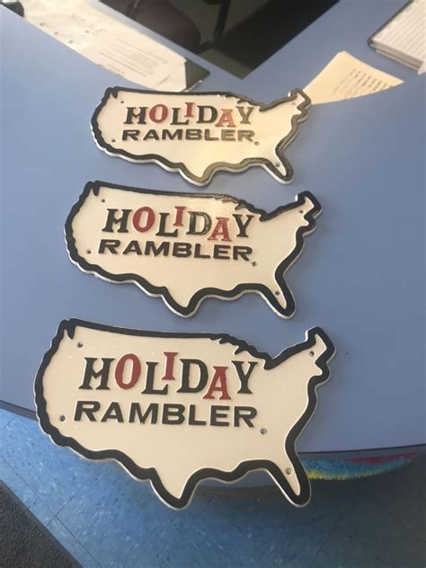 Pin By Tim Flood On Vintage Holiday Rambler Emblem Holiday Rambler
