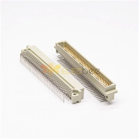 41612 Din Connector 32 Pin Right Angle Rows Ac Pcb Mount Male Panel