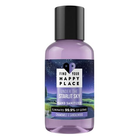 Find Your Happy Place Hand Sanitizer Under The Starlit Sky Chamomile
