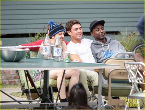 Zac Efron Lays In Dave Francos Lap On Townies Set Photo 2867035