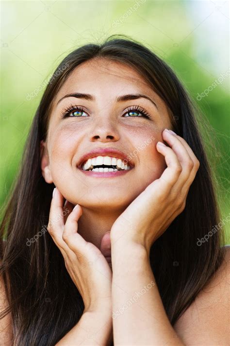 Portrait Of Laughing Young Woman — Stock Photo © Bestphotostudio 8693019