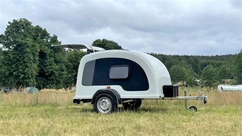 Lightweight Fiberglass Kleox Mini Camping Trailers Are Towable By Evs
