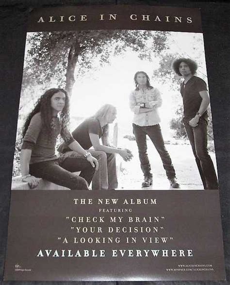 Alice In Chains Black Gives Way To Blue Dbl Sided Promo Poster