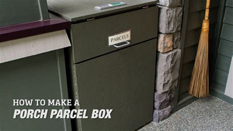 Diy Mail Drop Box How To Make Your Own Parcel Delivery Box Parcel