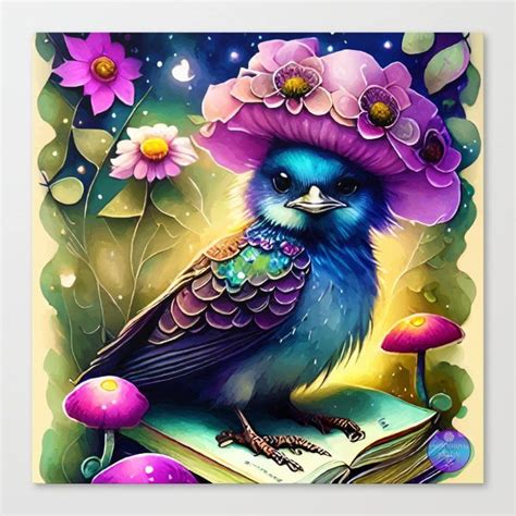 Shop Baby Raven Canvas Print By Morriganaustin On Society Framed