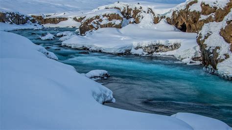 Skjálfandafljót River Iceland Fond Ecran
