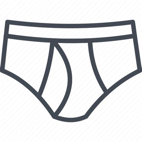 Boxers Clothes Line Men Outline Panties Underwear Icon Download