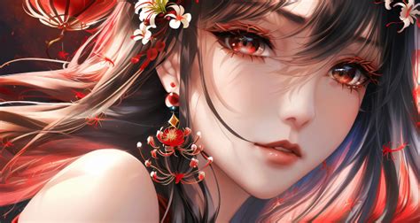 Wallpaper Anime Girls Spectacles Ai Art Earring 1920x1080 Owl972 2228490 Hd