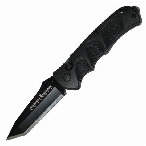 Schrade X Sc60bt Extreme Survival Automatic Black Alum Black Tanto