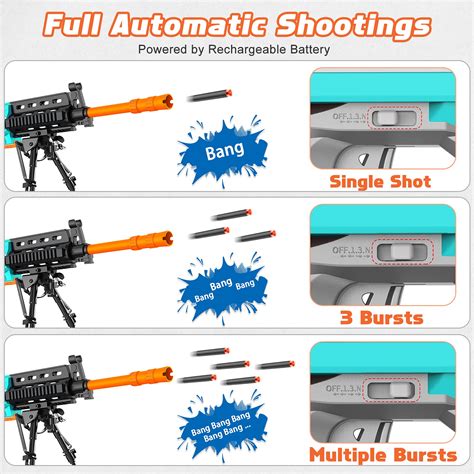 Semour Toy Gun For Nerf Guns Automatic Sniper Bullets Toys For Boys