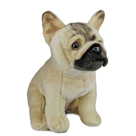 The french bulldog has the appearance of an active, intelligent, muscular dog of heavy bone, smooth coat, compactly built, and of medium or small structure. French Bulldog soft plush toy|30cm|stuffed animal|Faithful ...