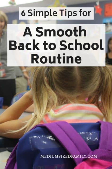 Back To School Routines These Simple At Home Tips And Ideas Will Help