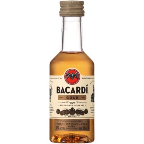 bacardi gold rum 50 ml kroger