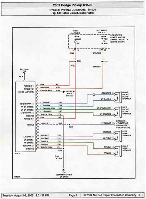2004 Ford Taurus Stereo Wiring Diagram