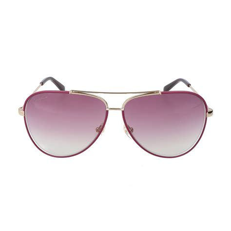 unisex sf131s sunglasses shiny light gold salvatore ferragamo touch of modern
