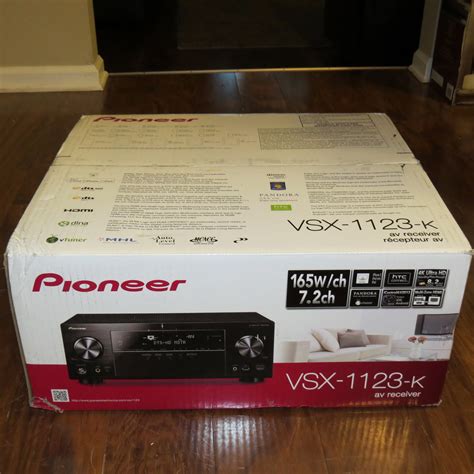 New Pioneer Vsx 1123 K 7 2 Channel Multizone Network Receiver Ebay