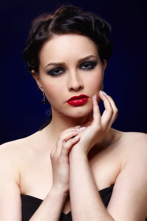 Beautiful Brunette Woman Stock Image Image Of Glamour