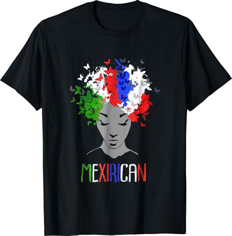 Amazon Com Mexirican Mexican Puerto Rican Mix Race Biracial Shirt