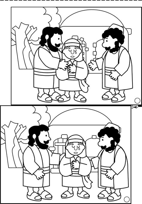 Jairus Daughter Coloring Page Coloring Pages