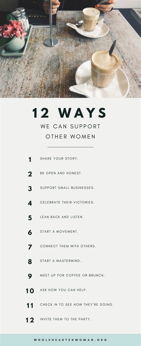 12 Ways We Can Support Other Women Female Empowerment Community