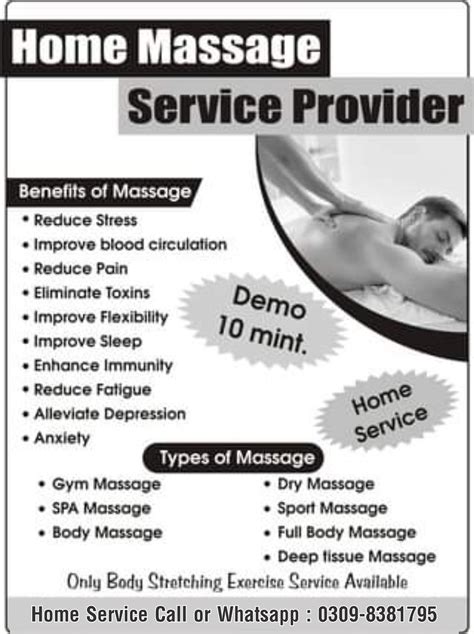 Lahore Massage Service At Your Door Home Full Body Massa Flickr