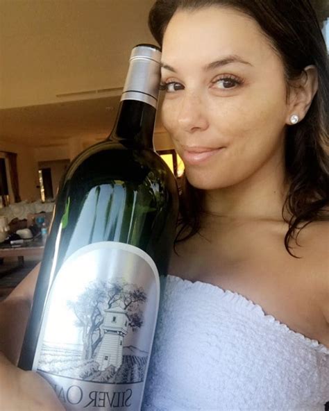Eva Longoria Wine Selfie Lol Celeblr