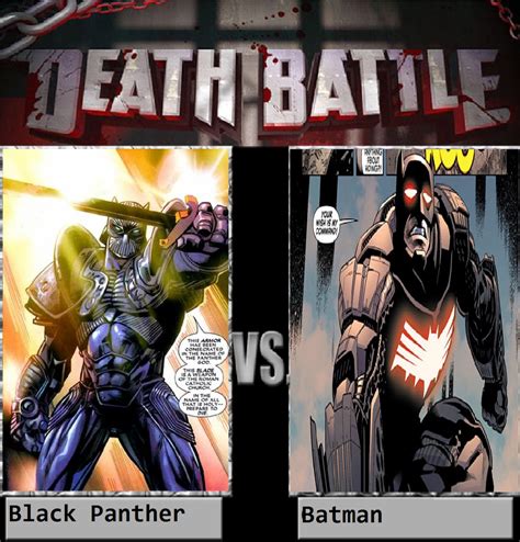 Black Panther Vs Batman By Keyblademagicdan On Deviantart