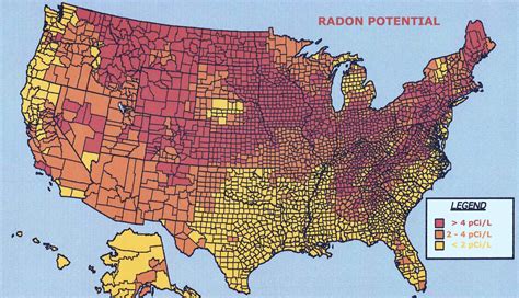 Radon Gas Map Us