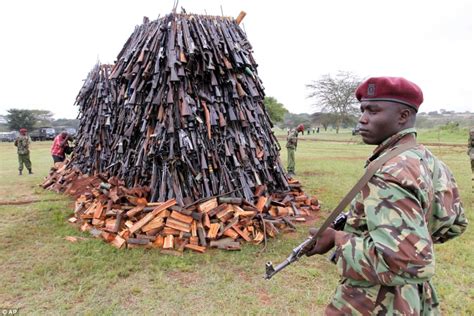 Weapons Smugglers Under Fire As Kenya Torches Thousands Of Illegal