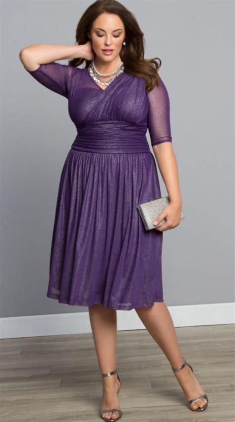 Plus Size Dresses With Sleeves Special Occasions